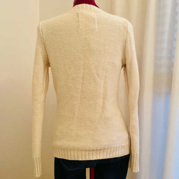 Knitted Cream Sweater - Picture 5 of 5